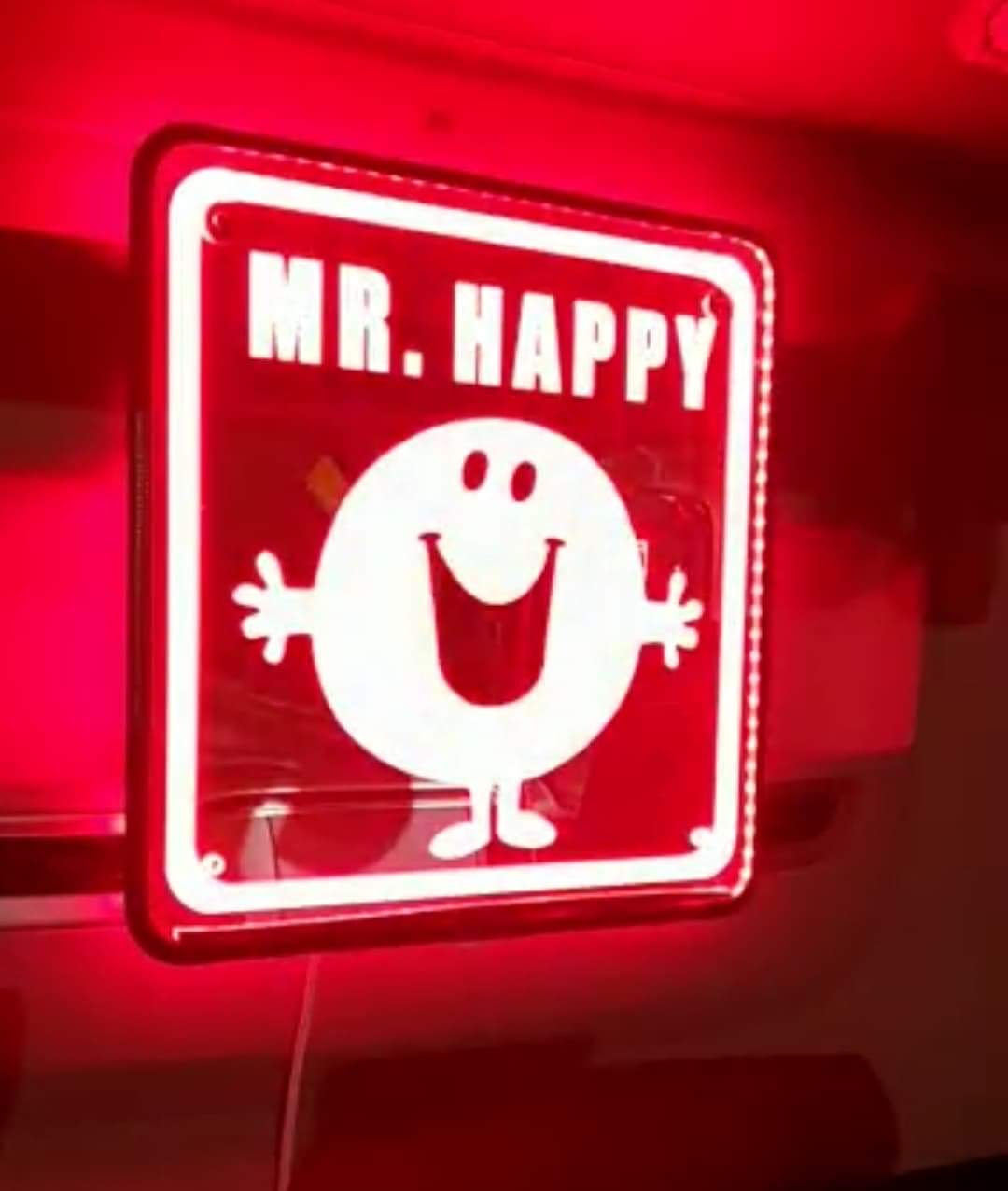Custom Mirror / Clear Plexi Sign Truck / Van Lightboard