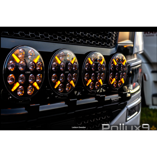 Pollux9+ GEN3 - LedSon Spotlight with White | Yellow Position Light