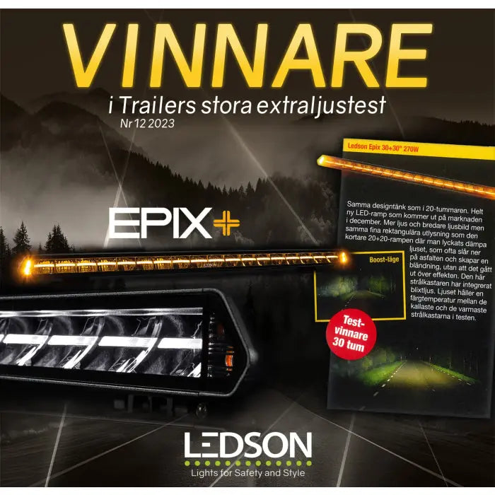 EPIX20+ |Dual color| Strobe LED bar 20" 180W Powerboost Ledson