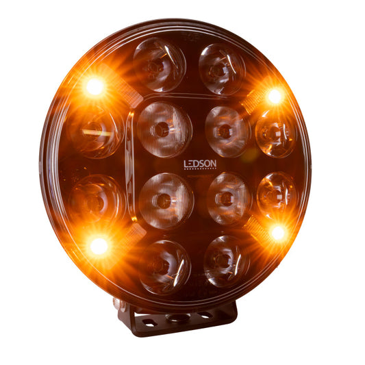 Pollux9+ GEN3 - LedSon Spotlight with White | Yellow Position Light + Strobe