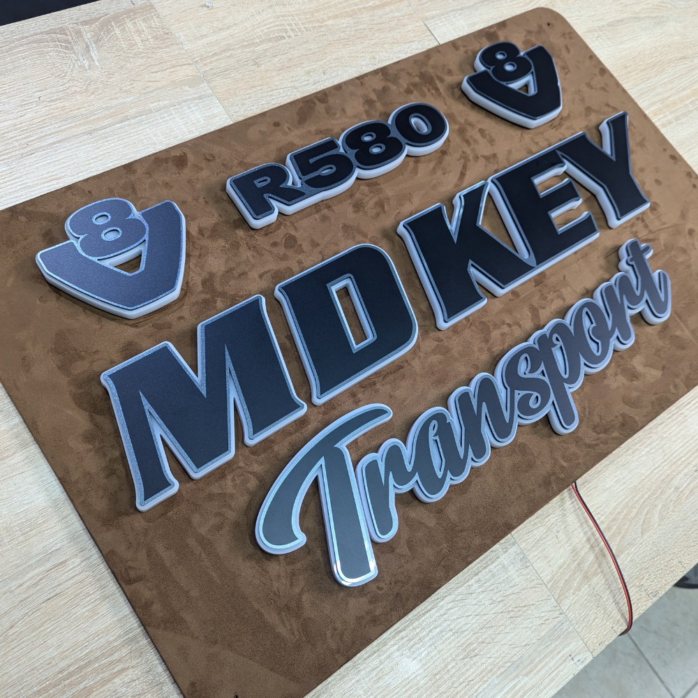 3D ACRYLIC CABIN SIGNS - ALL CUSTOM