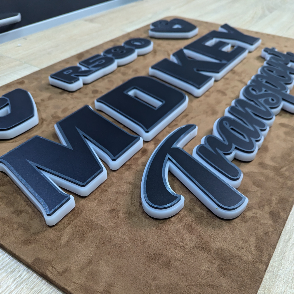 3D ACRYLIC CABIN SIGNS - ALL CUSTOM