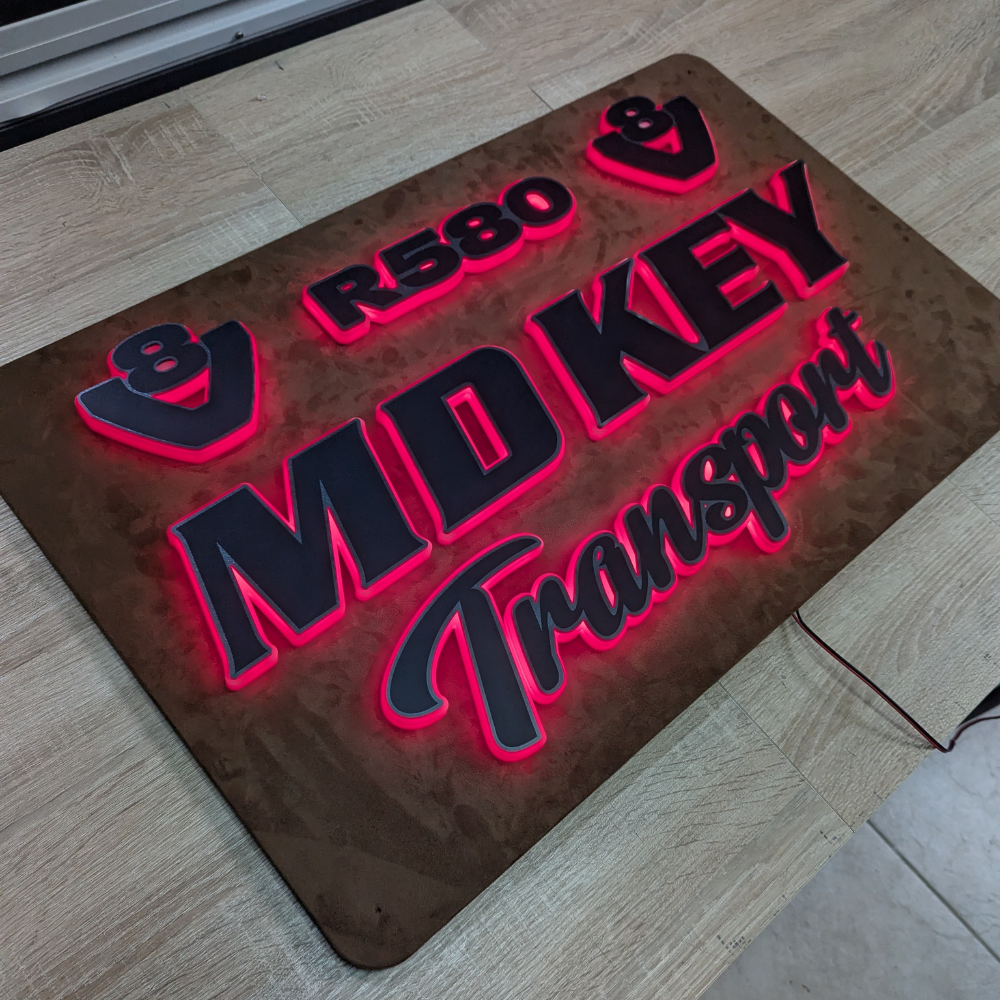 3D ACRYLIC CABIN SIGNS - ALL CUSTOM