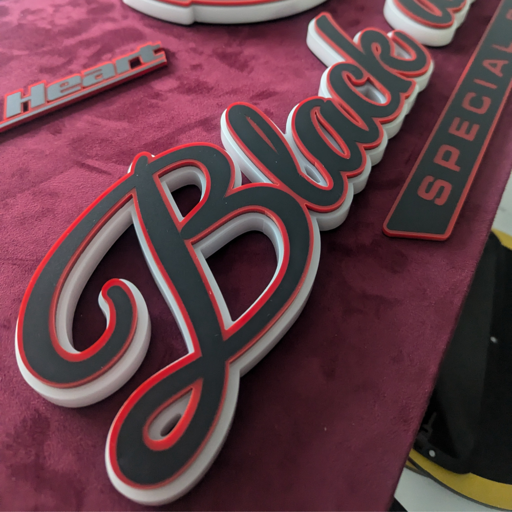 3D ACRYLIC CABIN SIGNS - ALL CUSTOM