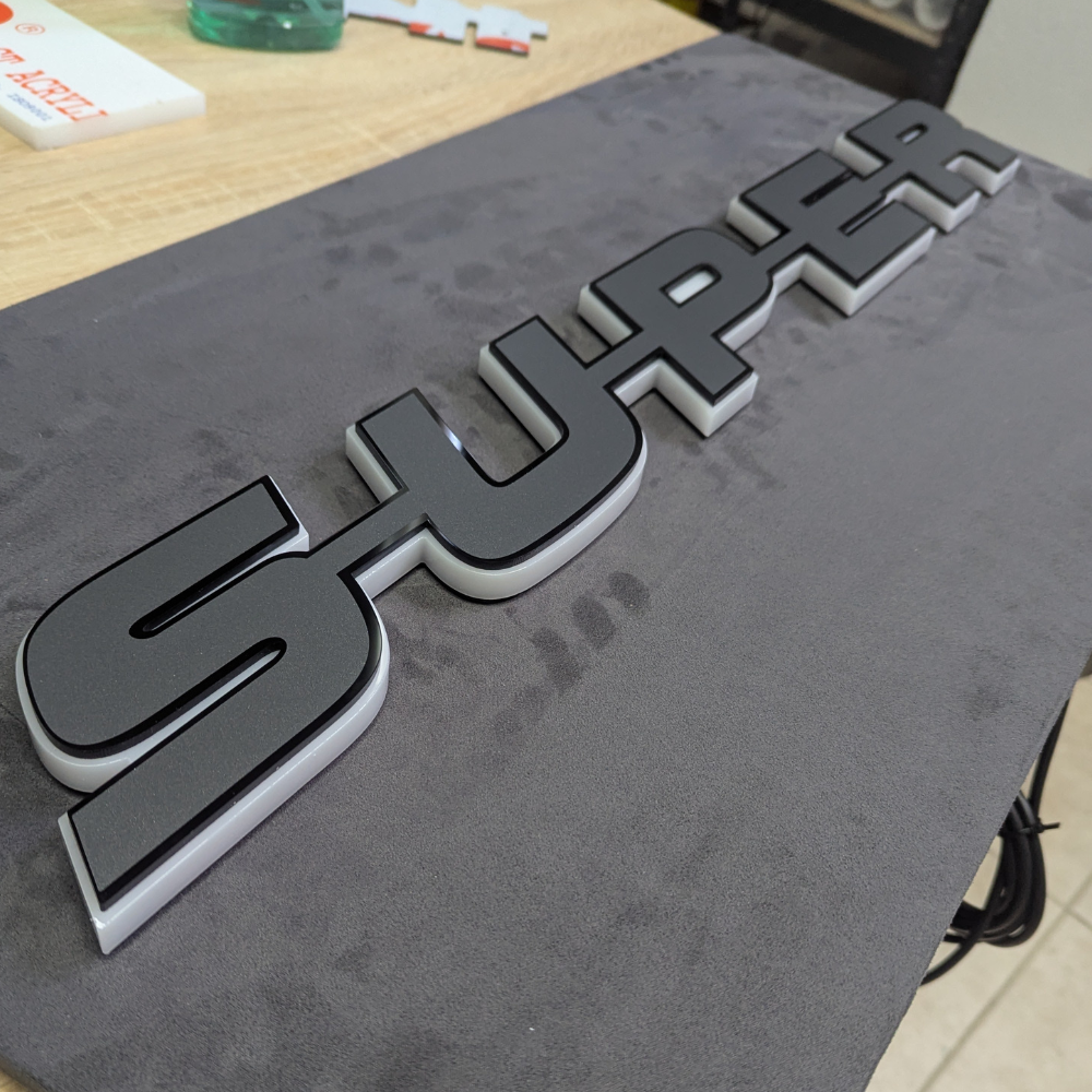 3D ACRYLIC CABIN SIGNS - ALL CUSTOM