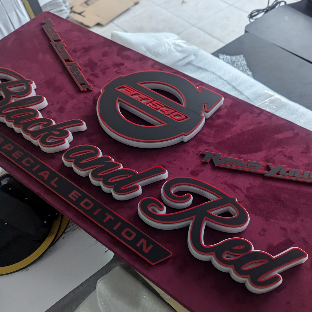 3D ACRYLIC CABIN SIGNS - ALL CUSTOM