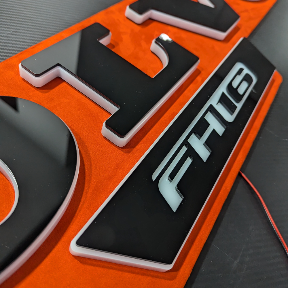 3D ACRYLIC CABIN SIGNS - ALL CUSTOM