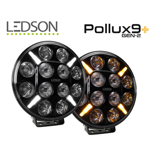 Pollux9+ GEN3 - LedSon Spotlight with White | Yellow Position Light