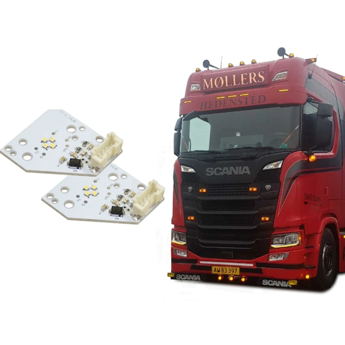 DRL Conversion Kit - Next Gen Scania S, R (Amber | 2016+)
