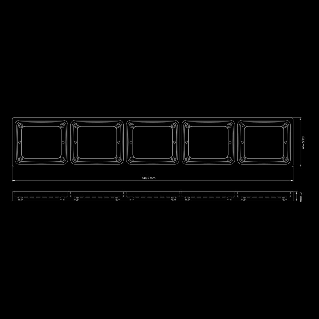 |STRANDS| IZE LED FRAME 5Xsquare