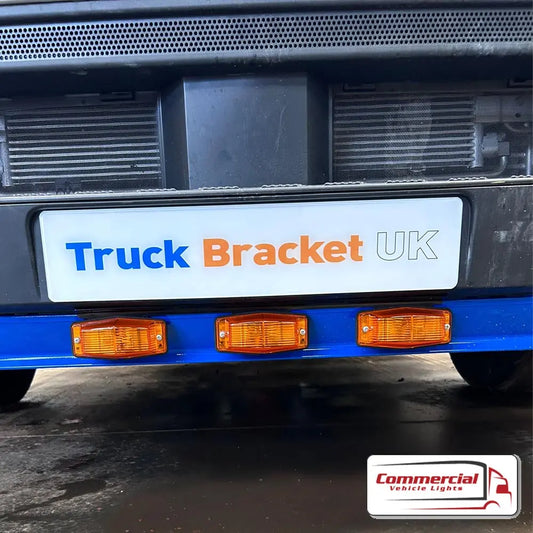 Double Burner Number Plate Mount Truck Brackets UK
