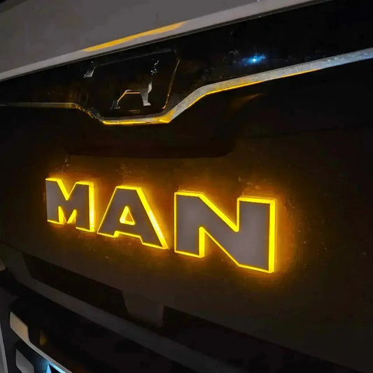 MAN TGX Grille Badge Led Back-Lit MAN