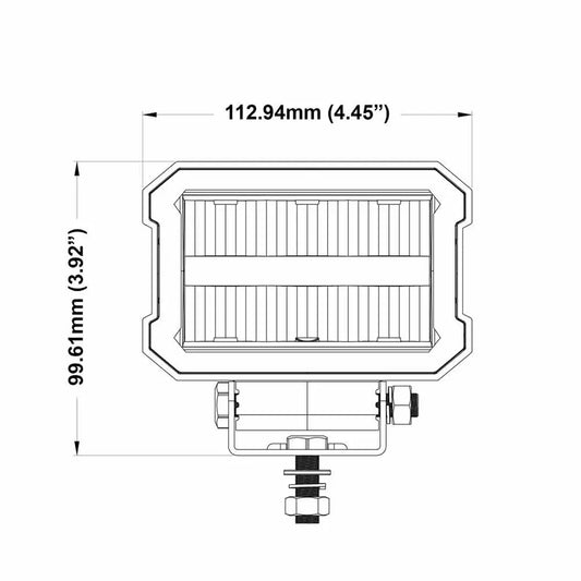 SENTRY - Work Lamp with Red, White, Amber Position Light In Your Truck Ltd