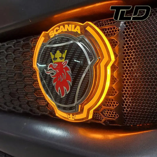 Grille Emblems Carbon Effect Scania Compatible (Copy) Scania