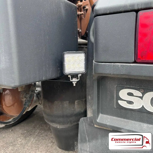 Scania Next Gen Rear Chassis Work Light Mounts (Pair) Truck Brackets UK
