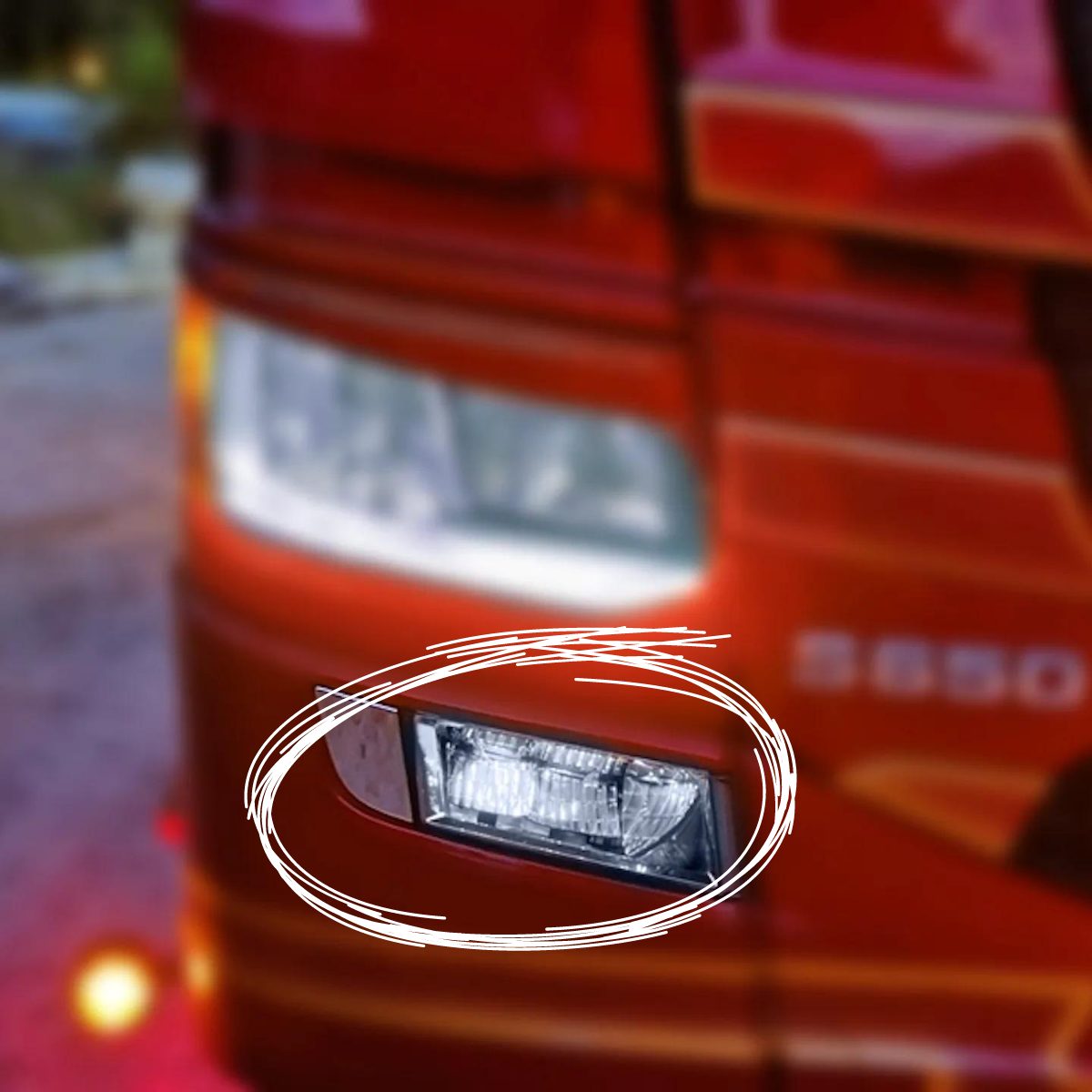 Fog lights for Scania Next Gen 2016+ (Cool white | LED)
