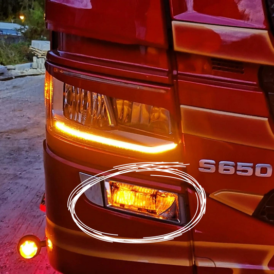 Fog lights for Scania Next Gen 2016+ (Amber | LED)