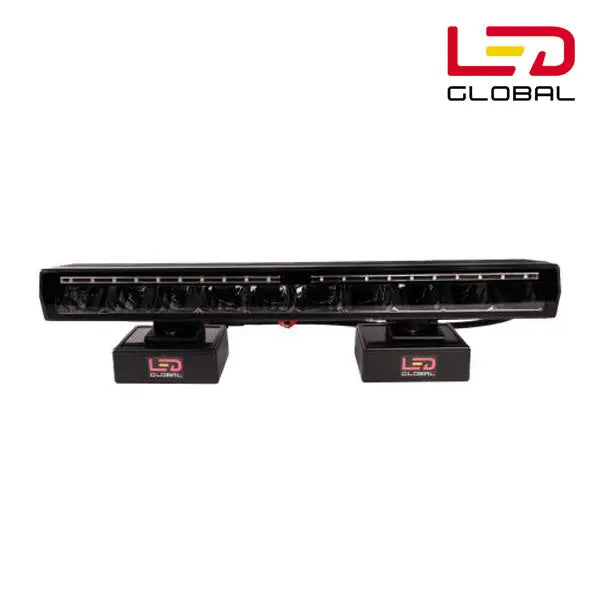 150 Watt 20" LED Driving Bar with White Position Light & Amber Strobe Function - LG894 LED Global
