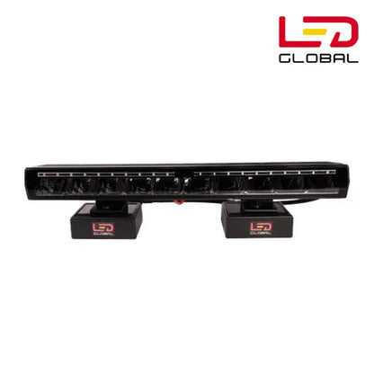 150 Watt 20" LED Driving Bar with White Position Light & Amber Strobe Function - LG894 LED Global