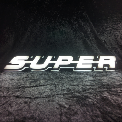 'SUPER' 3D Light badge