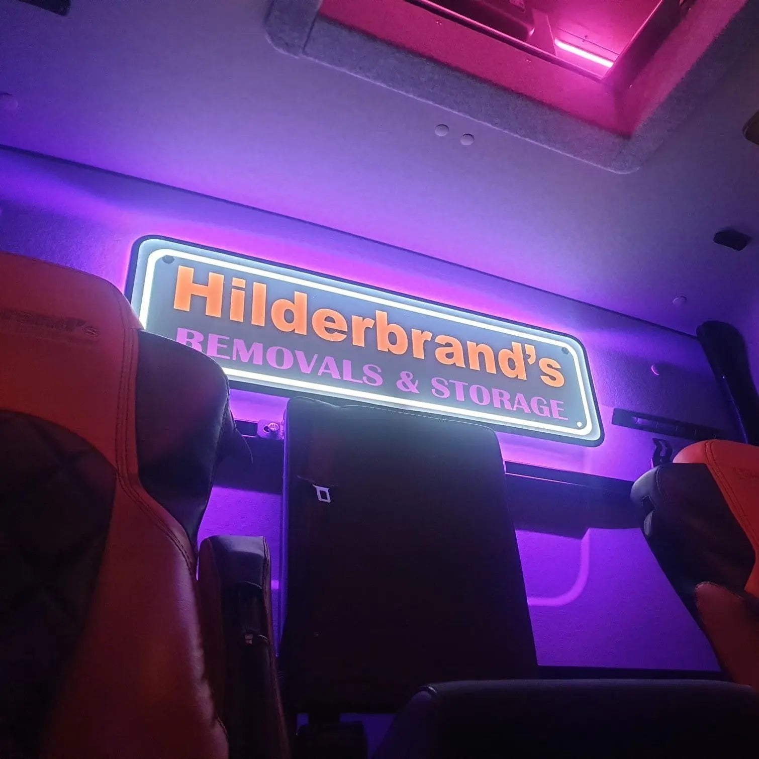 Custom Full Colour Truck / Van Lightboard Custom Designs