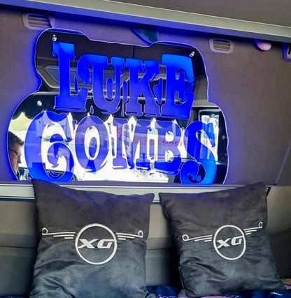Custom Mirror / Clear Plexi Sign Truck / Van Lightboard