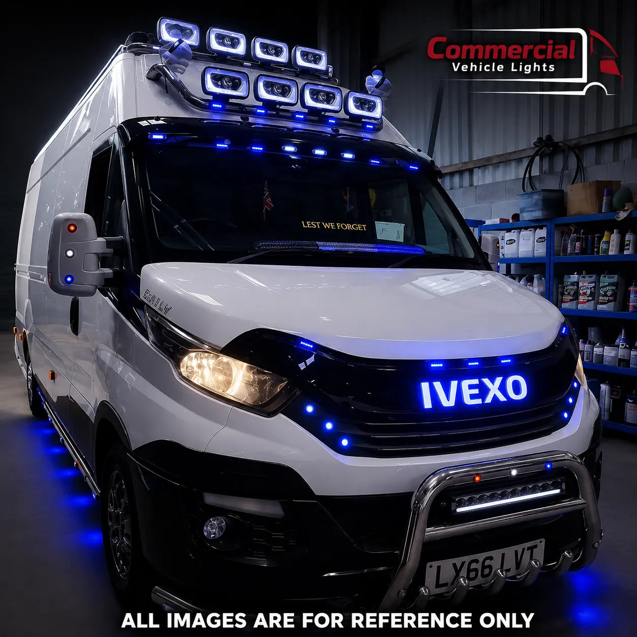 Daily Grille Badge Led Back-Lit (Fits Iveco)