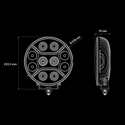 STRANDS - DARK KNIGHT INTENSE 9″ LED
