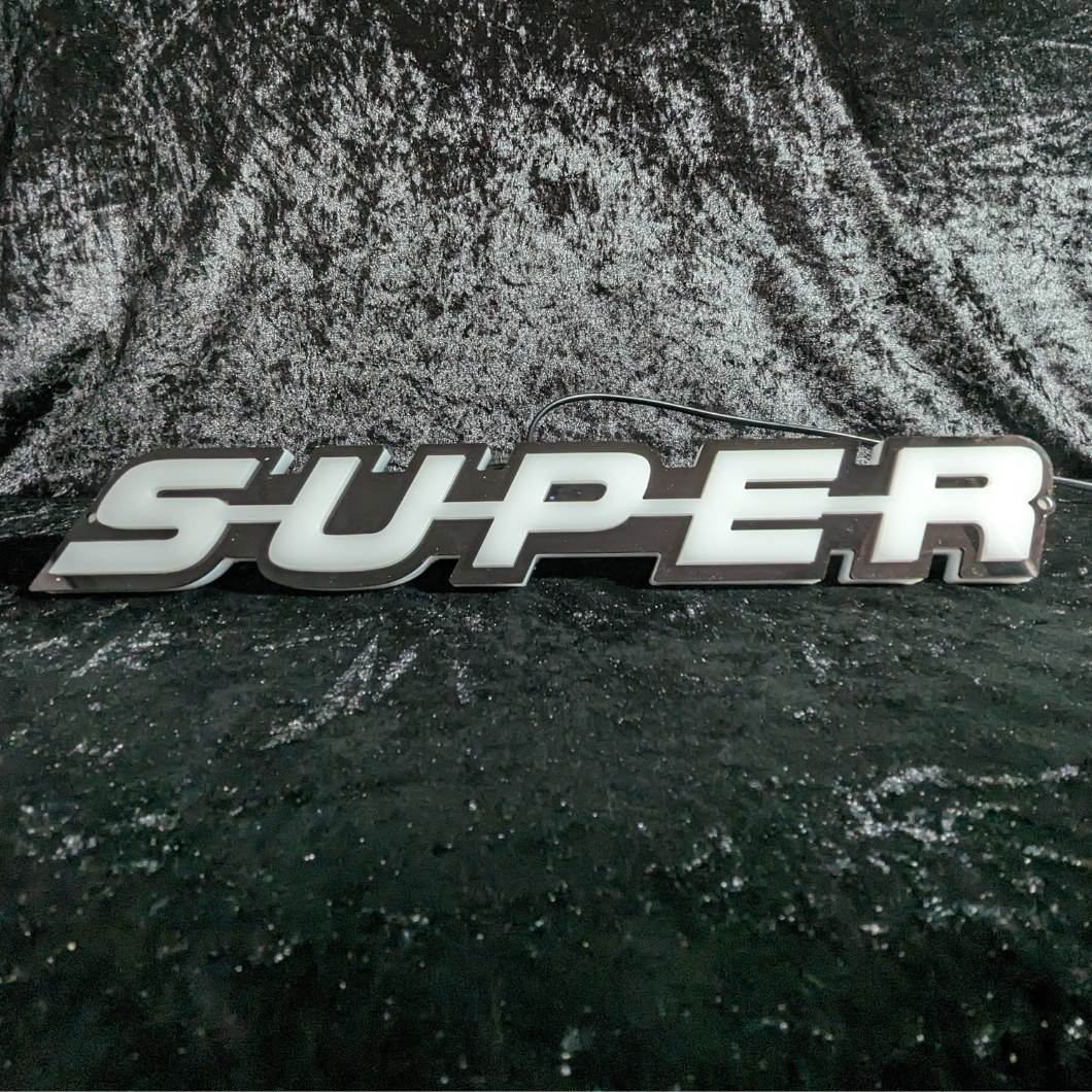 'SUPER' 3D Light badge
