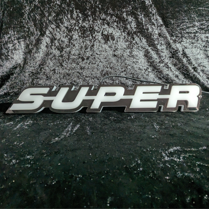 'SUPER' 3D Light badge