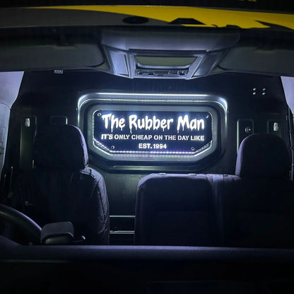 Custom Ultra Bright Black Plexi Bulkhead Sign (Med/Large Vans) Custom Designs