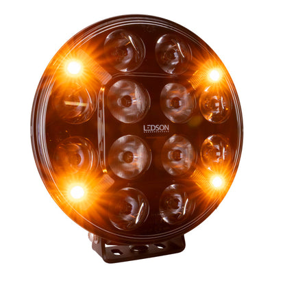 Pollux9+ GEN3 - LedSon Spotlight with White | Yellow Position Light + Strobe