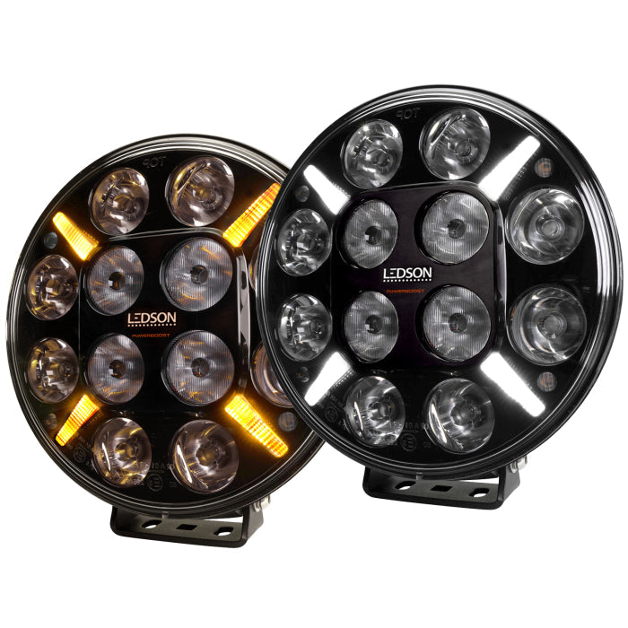 Pollux9+ GEN3 - LedSon Spotlight with White | Yellow Position Light + Strobe
