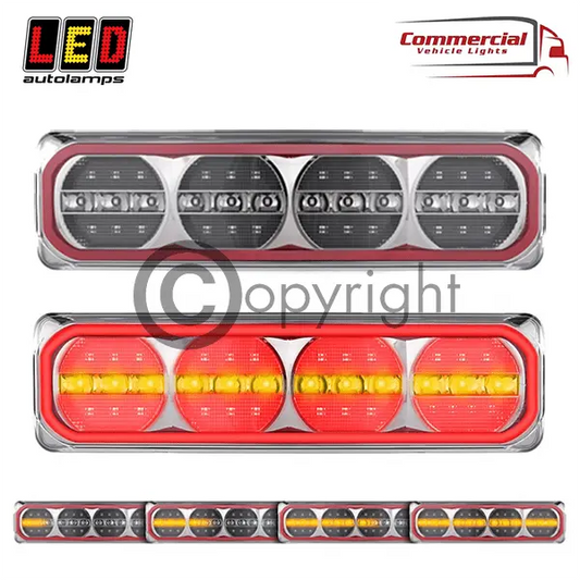 LED Autolamps 385ARRMB Rear Combo Lamp with Dynamic Indicator 12/24v In Your Truck Ltd