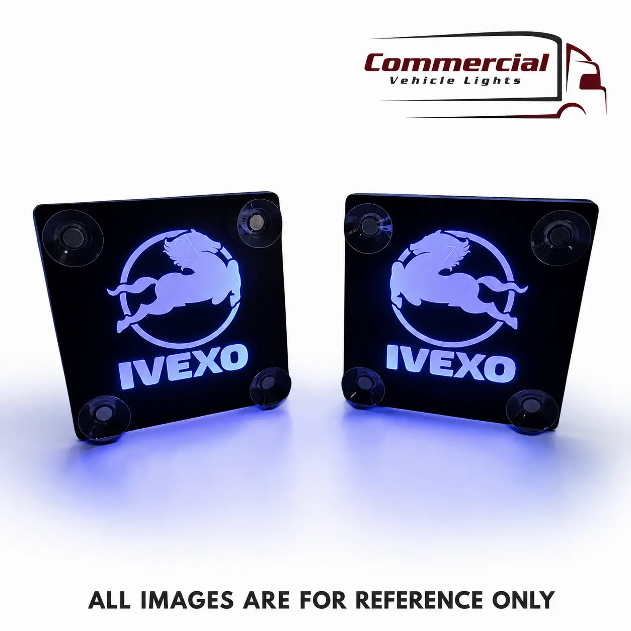 IVECO LED 3D Window Signs 140x140mm (Anti-glare)