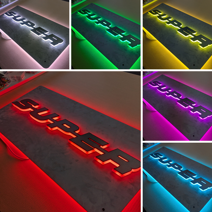 3D ACRYLIC CABIN SIGNS - ALL CUSTOM