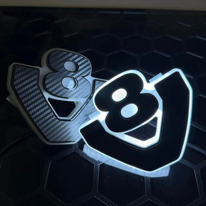 LED V8 Grille Badge Backlight Base To Suit Scania (Pair) Scania