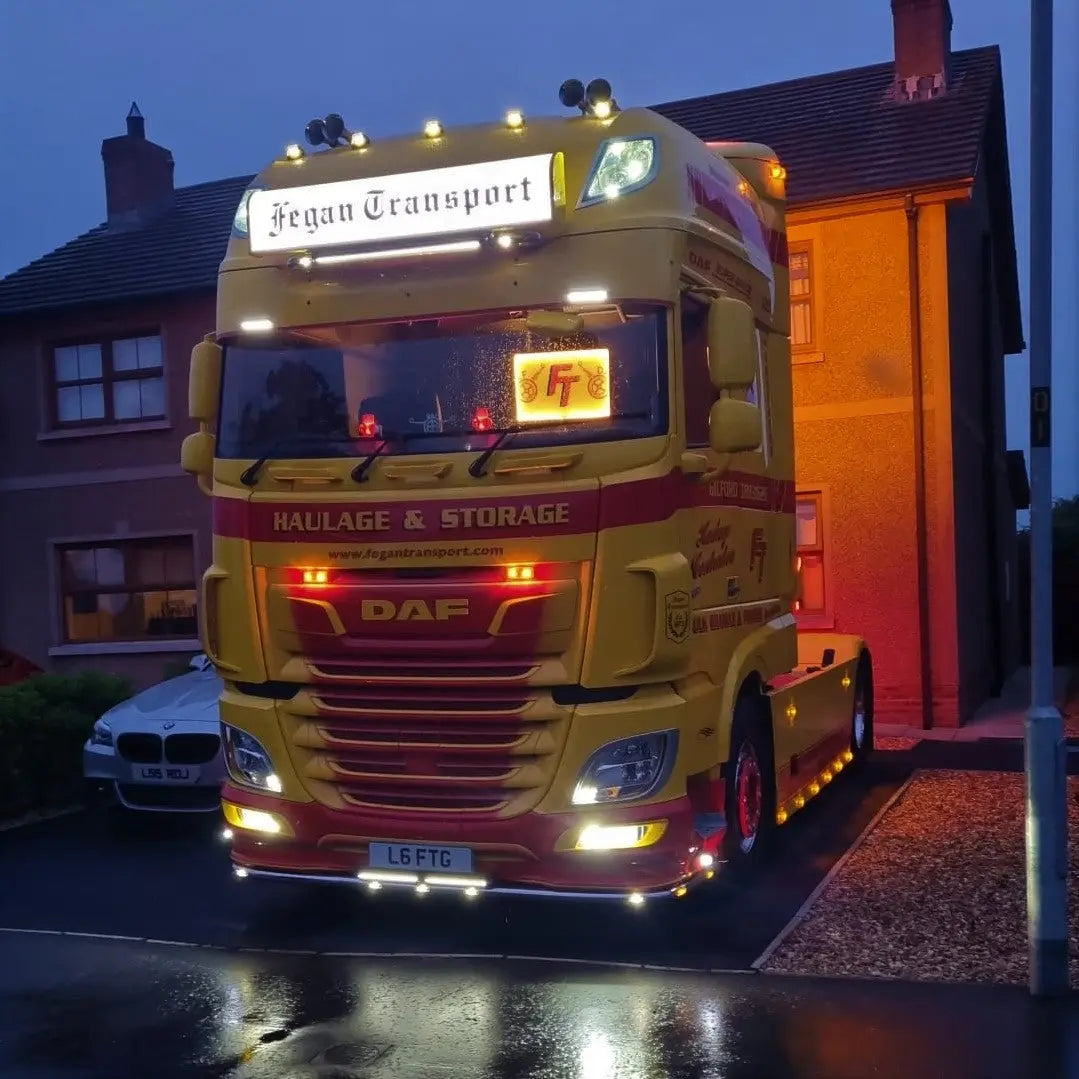 Custom Full Colour Truck / Van Lightboard Custom Designs