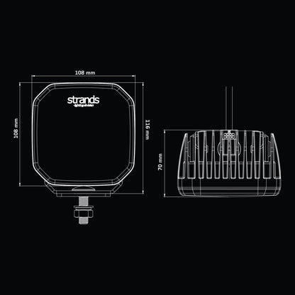 |STRANDS| FOR9T NO-GLARE WORK LIGHT (78W)