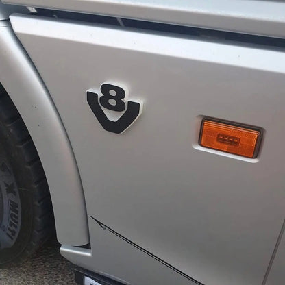 LED V8 Grille Badge Backlight Base To Suit Scania (Pair) Scania