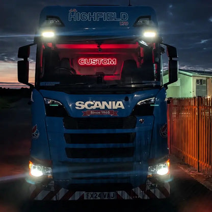 Custom Alcantara Truck Light Board Suitable For Scania - In Your Truck Ltd