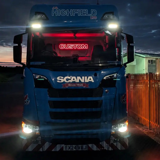 Custom Alcantara Truck Light Board Suitable For Scania - In Your Truck Ltd