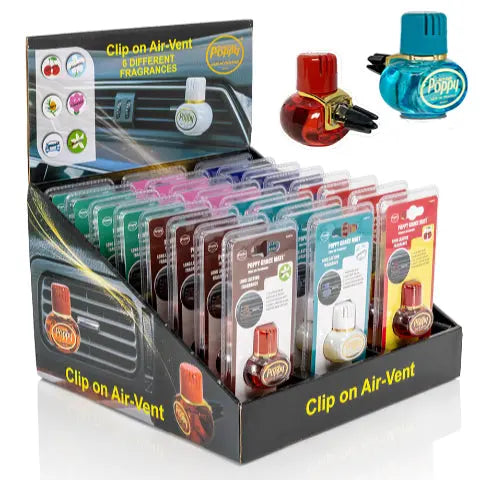 Poppy Mini Vent Liquid Air Freshener 20ml Gracemate