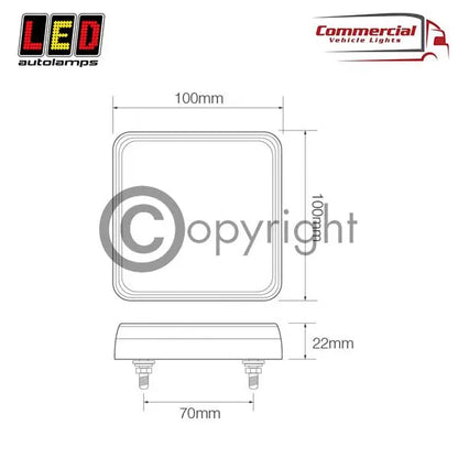 Compact Combi Lamp (Twin Pack) Stop / Tail / Indicator - 101BAR2 In Your Truck Ltd