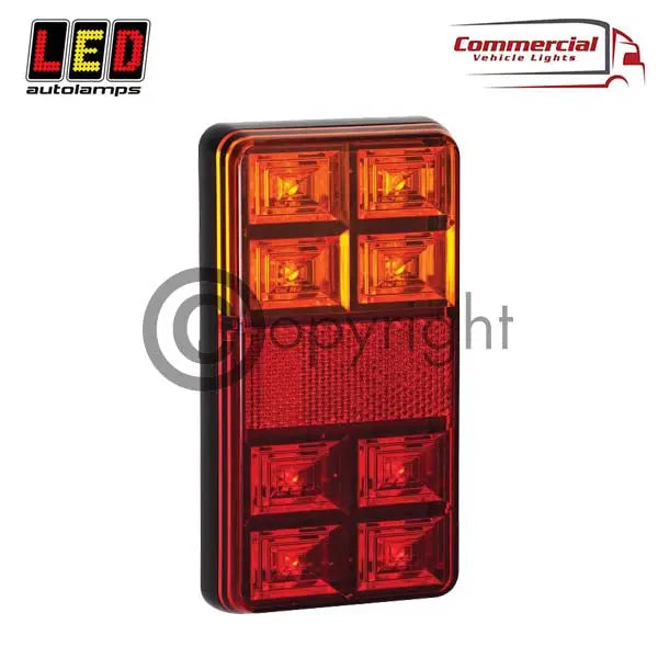 Compact Combi Lamp (Twin Pack) Stop / Tail / Indicator / Reflector - 151BAR2 In Your Truck Ltd