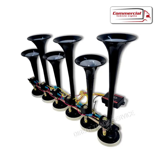 DTS Melody Air Horn, 130dB, 24V, 20+ Melodies Direct Trade Service