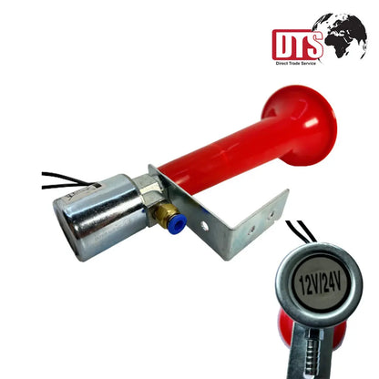 DTS Turkish Whistle Air Horn, 105dB, 12-24V Direct Trade Service