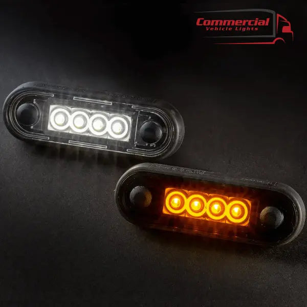 Dual Colour LED Marker Light Flat/Curved Fit FT-073BZ