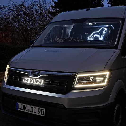 MAN TGE Grille Badge Led Back-Lit MAN