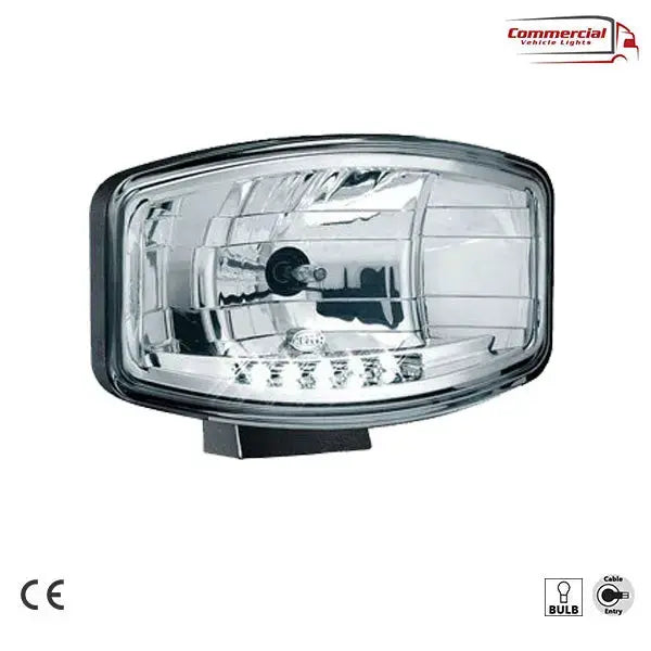 Jumbo 320 FF Spot Light / White LED Position Lights (HELLA Style) In Your Truck Ltd